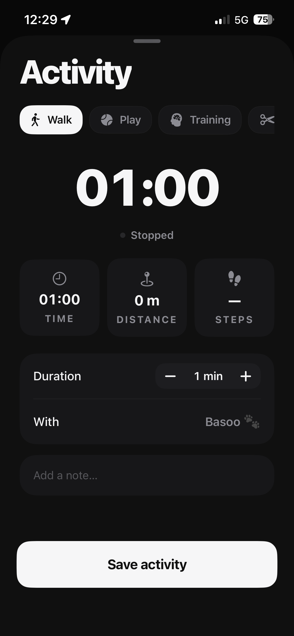 Activity tracker